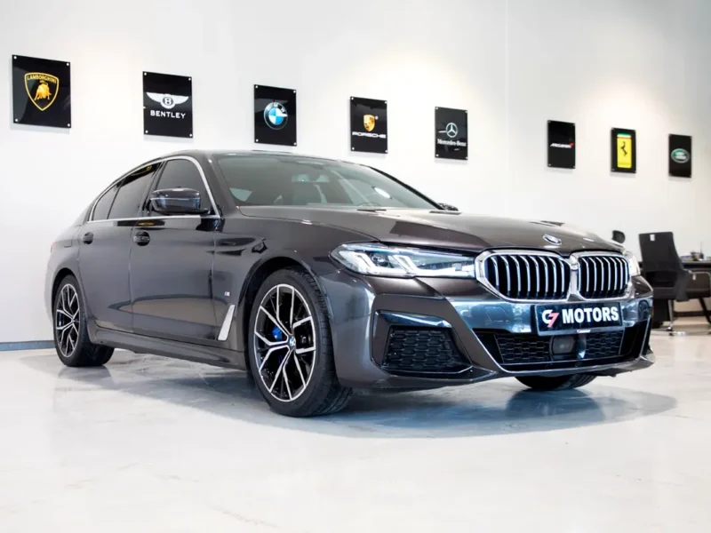 2023 BMW 5-Series 530i M Sport 4 Cylinders Petrol Engine Grey Black Sedan