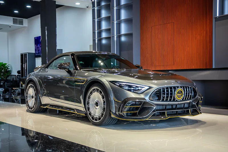 2022 Mercedes-Benz SL-Class SL 63 AMG 8 Cylinders Engine Grey Black Convertible