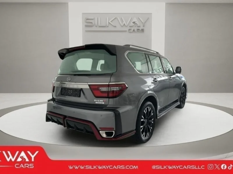 2024 Nissan Patrol NISMO 8 Cylinders Petrol Engine Grey Red SUV GCC Specs