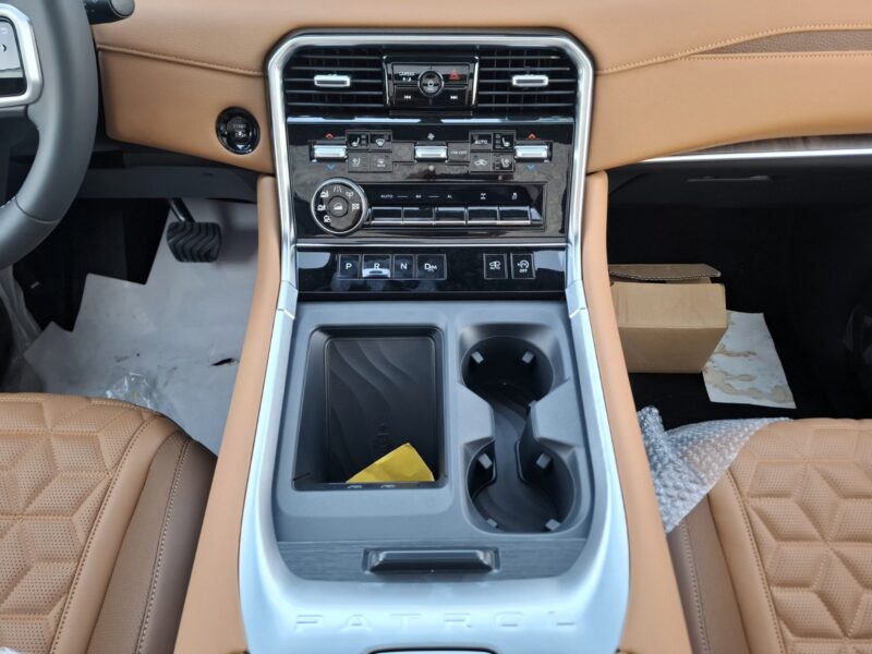 2025 Nissan Patrol 3.5 Litres V6 Twin-Turbo Petrol Engine Black Tan SUV