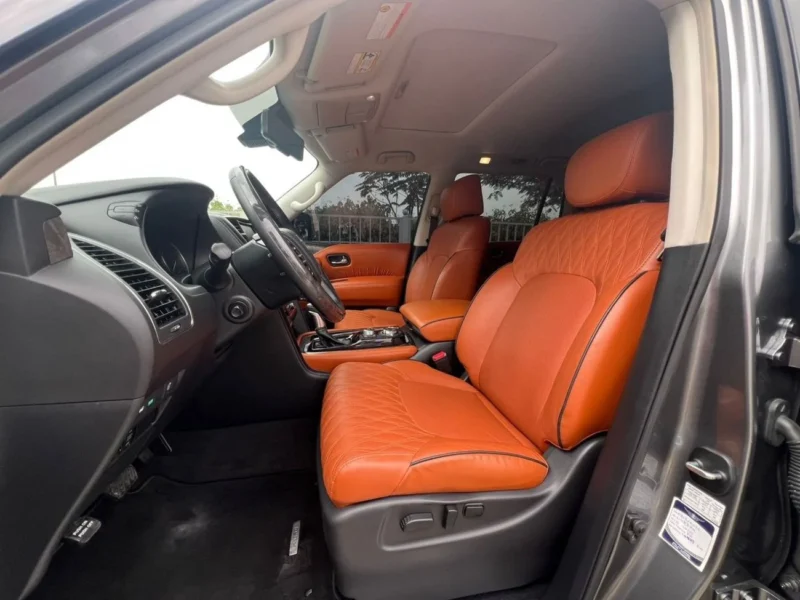 2021 Nissan Patrol LE PLATINUM 6 Cylinders Petrol Engine Grey Orange SUV GCC Specs