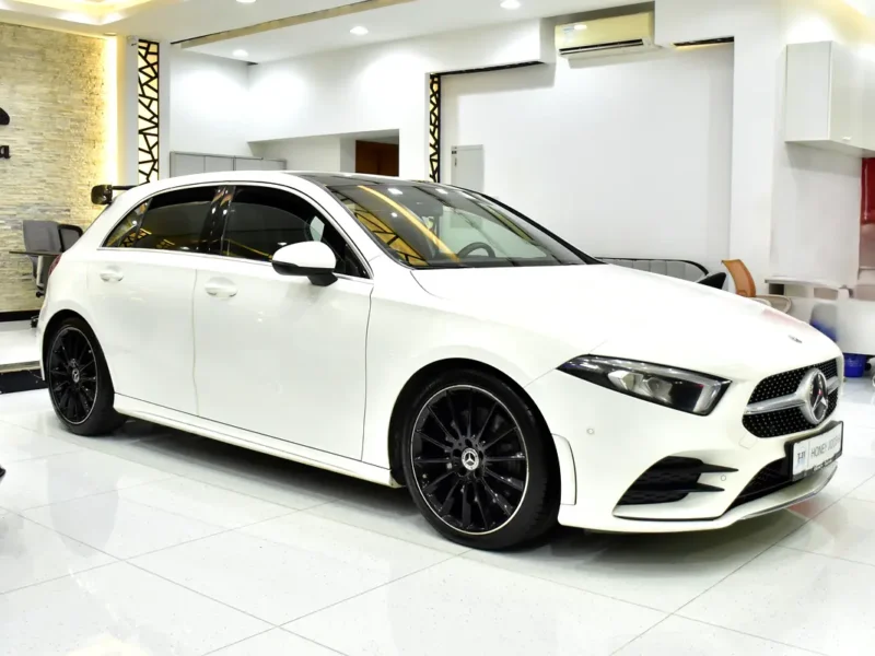 2019 Mercedes-Benz A-Class A 250 4 Cylinders Engine White Black Hatchback GCC