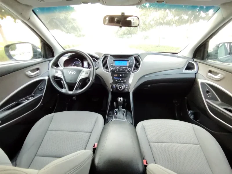 2016 Hyundai Santa Fe Sport 4 Cylinders Petrol Engine Black Beige SUV US Specs Clean Title