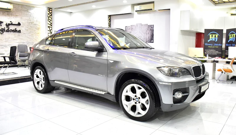 2012 BMW X6 Xdrive35i 6 Cylinders Petrol Engine Grey Beige SUV GCC Specs