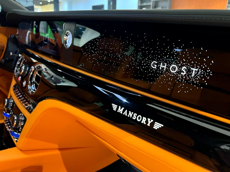 2021 Rolls-Royce Ghost Mansory Black Badge 12 Cylinders Engine Black Orange Sedan