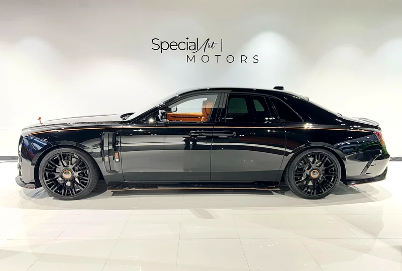 2021 Rolls-Royce Ghost Mansory Black Badge 12 Cylinders Engine Black Orange Sedan