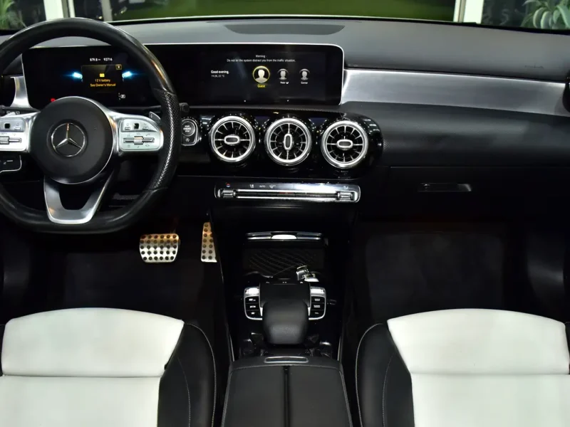 2019 Mercedes-Benz A-Class A 250 4 Cylinders Engine White Black Hatchback GCC