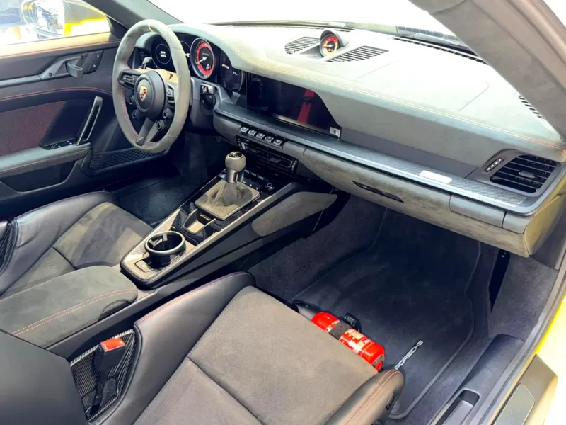 2023 Porsche Carrera / 911 GT3 RS 6 Cylinders Yellow Black Coupe WEISSACH PACKAGE