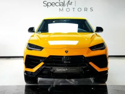 2024 Lamborghini Urus S 8 Cylinders Engine Yellow Black SUV Carbon Fiber Interior