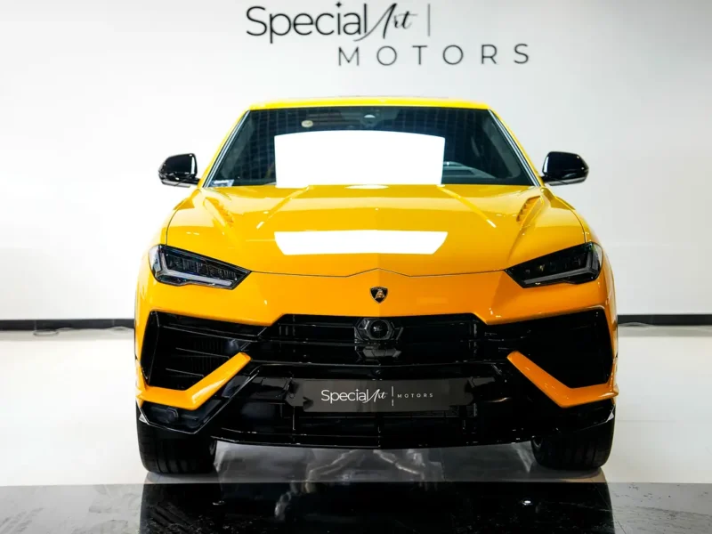 2024 Lamborghini Urus S 8 Cylinders Engine Yellow Black SUV Carbon Fiber Interior