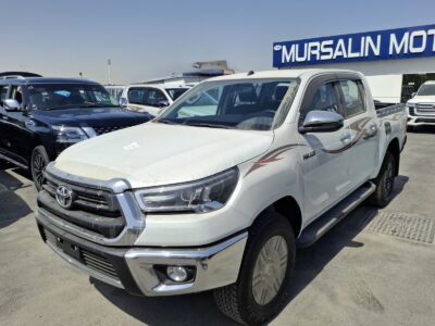 2025 Toyota Hilux SR5 2.7L 4 Cylinders DC MT White Black Pickup Petrol Full