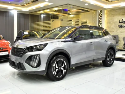 2024 Peugeot 2008 GT Line 4 Cylinders Petrol Engine Silver Beige Crossover GCC Specs