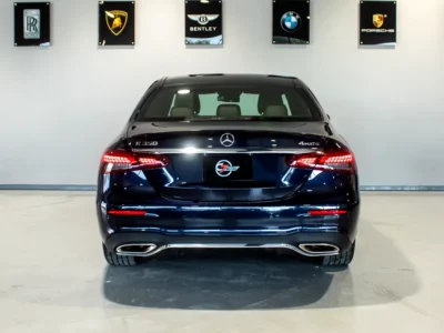 2023 Mercedes-Benz E-Class E 350 4 Cylinders Petrol Engine Blue Brown Sedan
