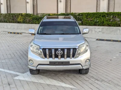 2016 TOYOTA PRADO VXR FULL OPTION V4 2.7L GCC Specs Silver Brown SUV