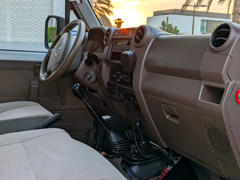 2019 Toyota Land Cruiser 70 LC78 6 Cylinders AMBULANCE GCC White Beige SUV