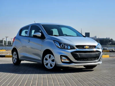 2020 Chevrolet Spark LT 4 Cylinder Petrol Engine Silver Black Hatchback GCC Specs