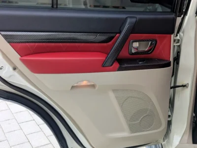 2016 Mitsubishi Pajero GLS MID MODIFIED SIGNATURE EDITION V6 3.5L White Red SUV