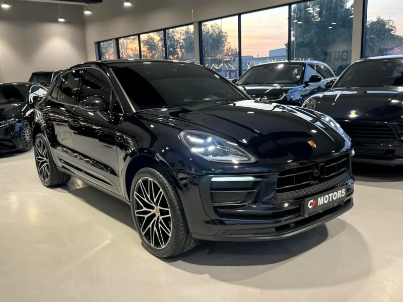 2024 Porsche Macan Standard 4 Cylinder Petrol Engine Black Red SUV GCC