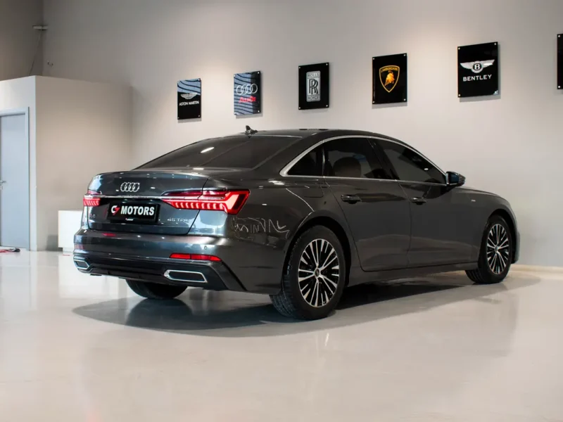 2020 Audi A6 45 TFSI 4 Cylinder Petrol Engine Grey Tan Sedan Korean Specs