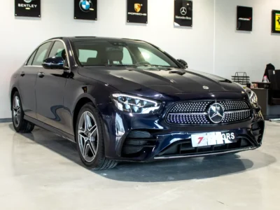 2023 Mercedes-Benz E-Class E 350 4 Cylinders Petrol Engine Blue Brown Sedan