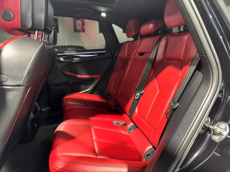 2024 Porsche Macan Standard 4 Cylinder Petrol Engine Black Red SUV GCC