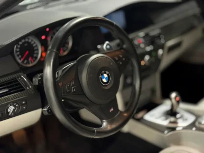 2008 BMW M5 Standard 10 Cylinder Petrol Engine Black White Sedan Korean Specs