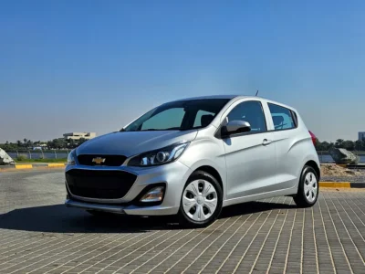 2020 Chevrolet Spark LT 4 Cylinder Petrol Engine Silver Black Hatchback GCC Specs