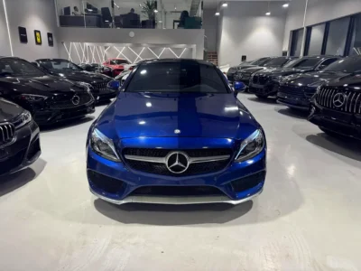 2016 Mercedes-Benz C-Class C300 Coupe 4 Cylinders Petrol Engine Blue Tan Coupe