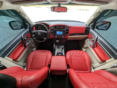 2016 Mitsubishi Pajero GLS MID MODIFIED SIGNATURE EDITION V6 3.5L White Red SUV