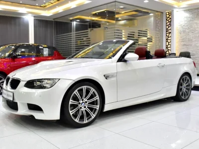 2011 BMW M3 V8 Cylinder Petrol Engine White Red Hard Top Convertible GCC