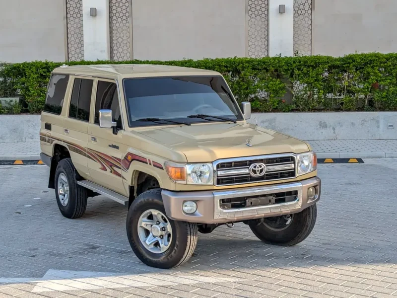 2012 Toyota Land Cruiser 76 series LX 8 Cylinder Diesel Engine Beige SUV GCC