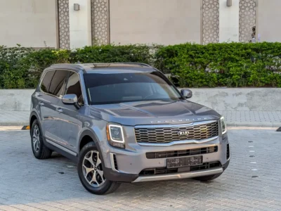 2020 Kia Telluride EX FULL OPTION 3.8L V6 Blue Black SUV GCC IN EXCELLENT CONDITION