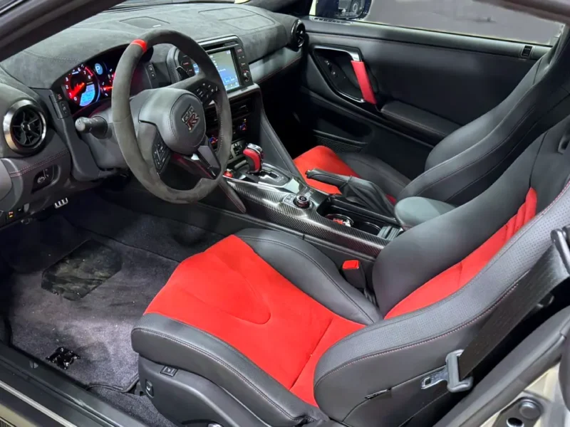 2024 Nissan GT-R Nismo 6 Cylinder Petrol Engine Silver Red Sports Car