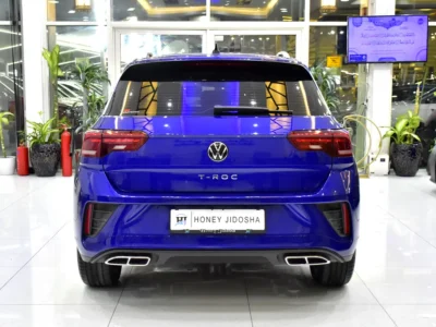 2023 Volkswagen T-Roc R-Line 4 Cylinder Petrol Engine Blue Black Crossover GCC