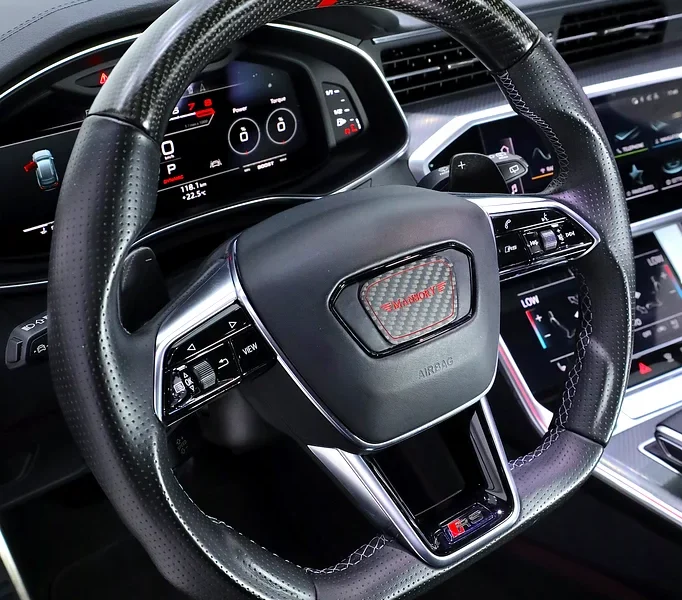 2022 Audi S6/RS6 MANSORY P720 8 Cylinder Engine Black Sedan FULL CARBON FIBER
