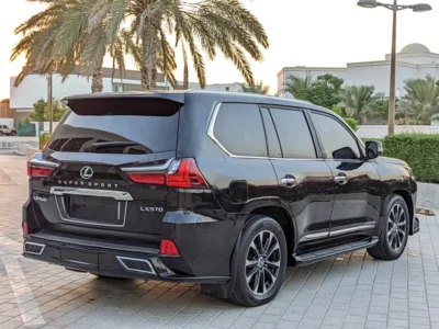 2009 Lexus LX-Series LX 570 Platinum FACELIFTED 2021 Black Brown SUV GCC