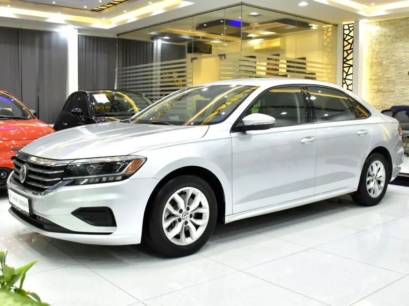 2021 Volkswagen Passat Comfortline 5 Cylinder Petrol Engine Silver Black Sedan GCC
