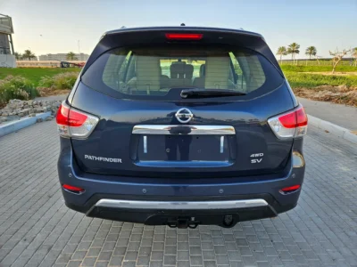 2016 Nissan Pathfinder SV 6 Cylinder Petrol Engine Blue Beige SUV GCC Specs