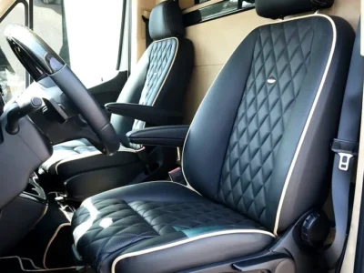 2022 Mercedes-Benz Sprinter Standard 2.0L 4-Cylinder Turbo White Black Van