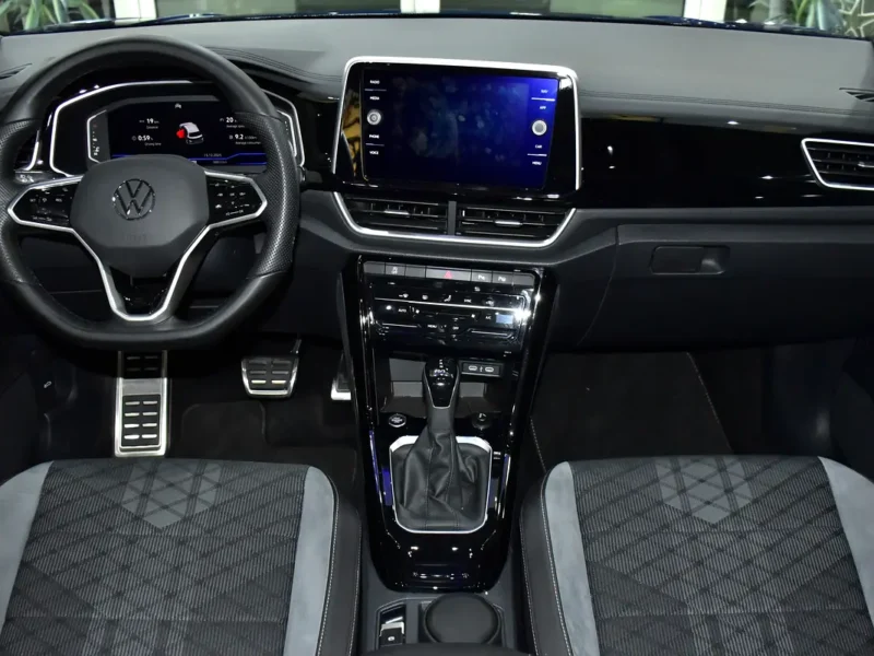2023 Volkswagen T-Roc R-Line 4 Cylinder Petrol Engine Blue Black Crossover GCC