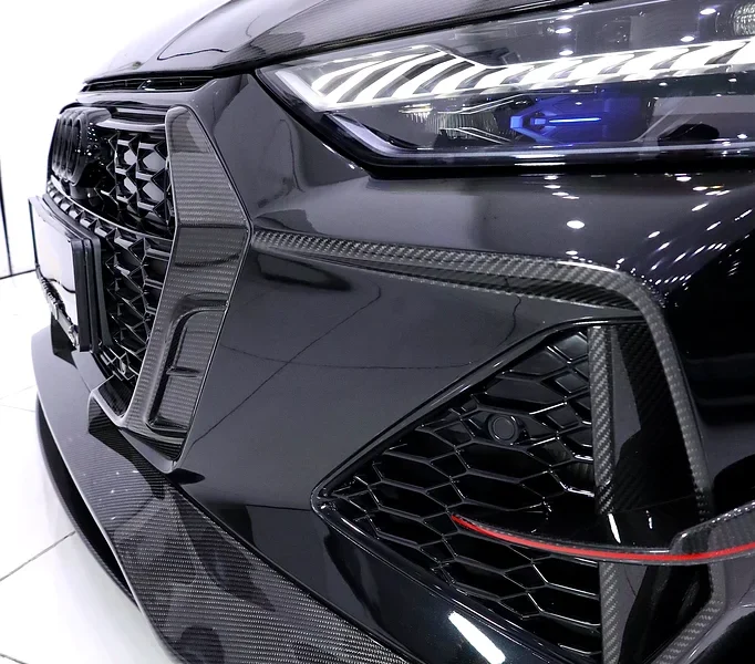 2022 Audi S6/RS6 MANSORY P720 8 Cylinder Engine Black Sedan FULL CARBON FIBER