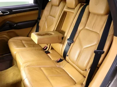 2012 Porsche Cayenne S 8 Cylinders Petrol Engine Brown Tan SUV GCC Specs