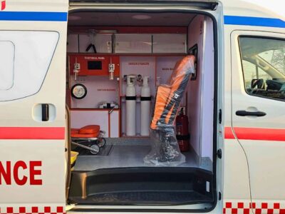 2023 Toyota Hiace DX HIGHROOF 3.5L V6 PETROL AT MEDICAL AMBULANCE White Grey