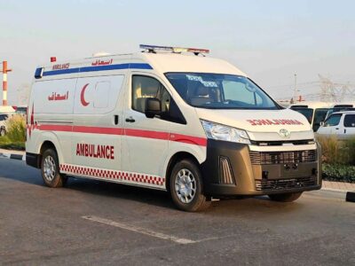 2023 Toyota Hiace DX HIGHROOF 3.5L V6 PETROL AT MEDICAL AMBULANCE White Grey
