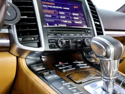 2012 Porsche Cayenne S 8 Cylinders Petrol Engine Brown Tan SUV GCC Specs
