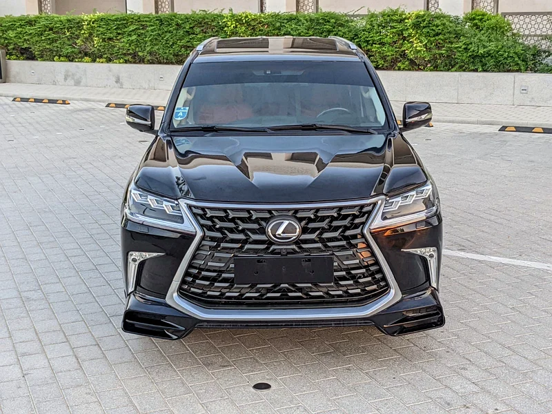 2009 Lexus LX-Series LX 570 Platinum FACELIFTED 2021 Black Brown SUV GCC