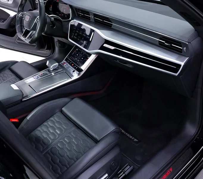 2022 Audi S6/RS6 MANSORY P720 8 Cylinder Engine Black Sedan FULL CARBON FIBER