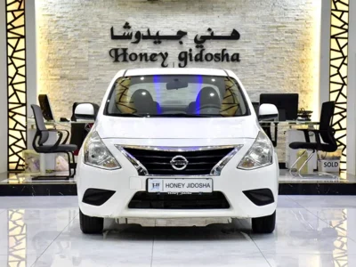 2021 Nissan Sunny EX 4 Cylinder Petrol Engine White Beige Sedan GCC Specs