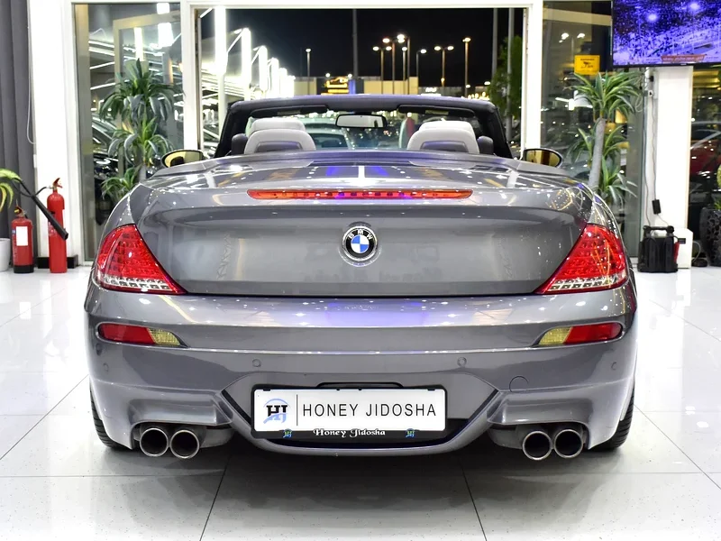 2008 BMW M6 M6 Convertible 10 Cylinder Petrol Engine Grey White Soft Top Convertible