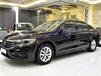 2020 Volkswagen Passat Comfortline 5 Cylinder Petrol Engine Black Beige Sedan GCC